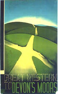 Gwr Devon Moor Advert A4 Photo Print