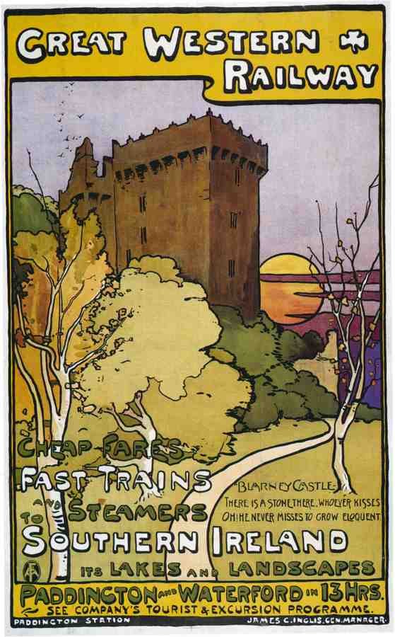 Gwr Railway Ireland Advert A4 Photo Print