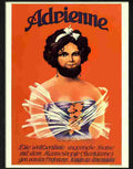 H adrienne bearded lady circus poster 1925 Advert A4 Photo Print