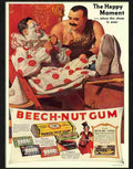 H beechnut gum circus clowns Advert A4 Photo Print