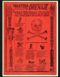 H calavera de drenaje Advert A4 Photo Print