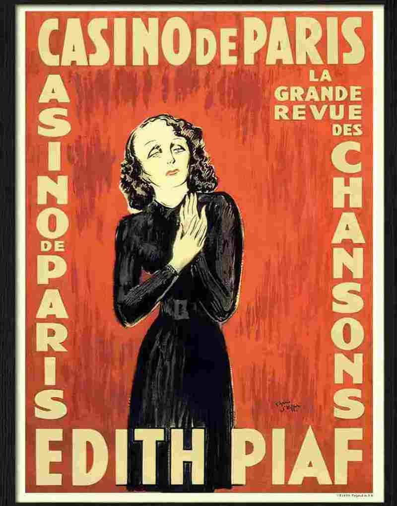 H casino de paris edith piaf Advert A4 Photo Print