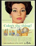 H colours the thing revlon cosmetics Advert A4 Photo Print