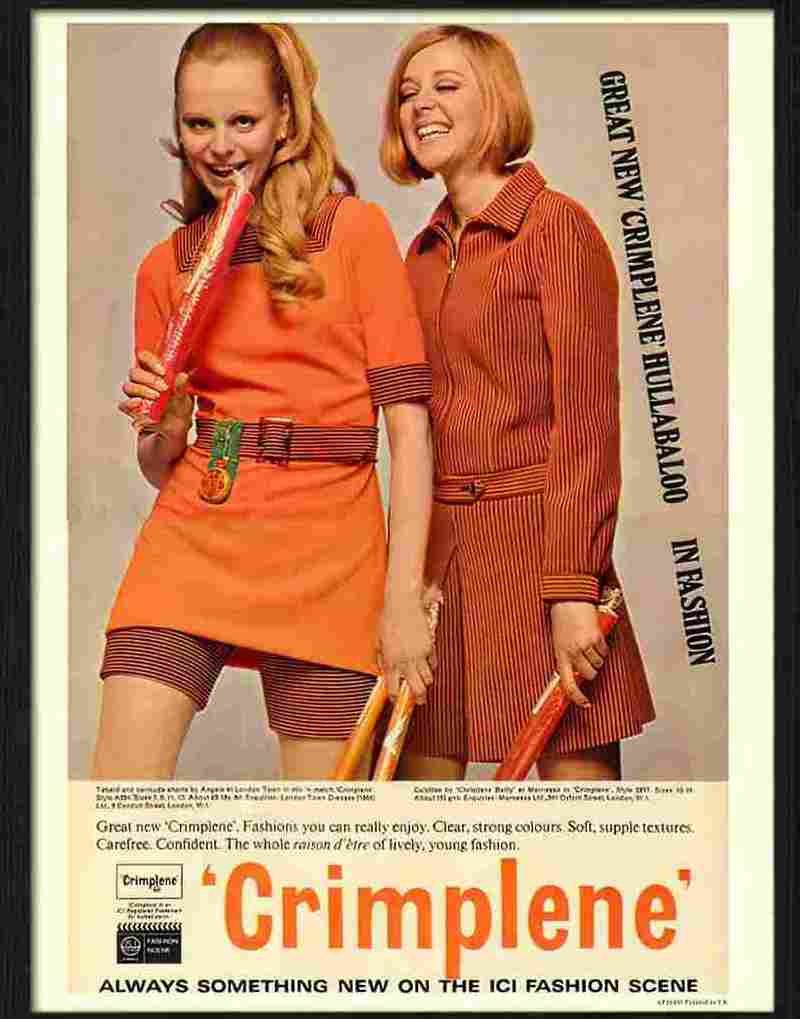 H crimplene Advert A4 Photo Print