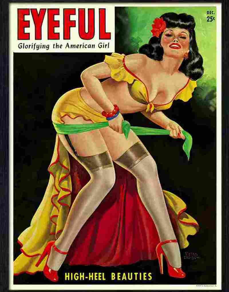 H eyeful glamour magazine cover Advert A4 Photo Print