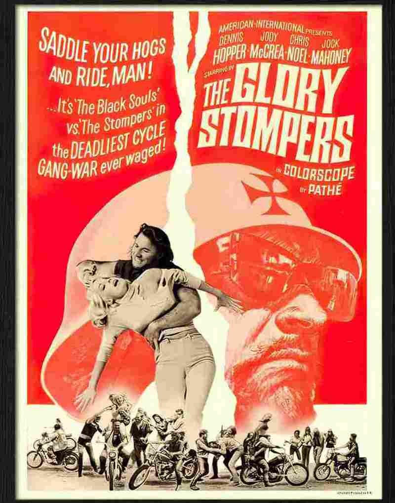 H glory stompers biker movie poster Advert A4 Photo Print