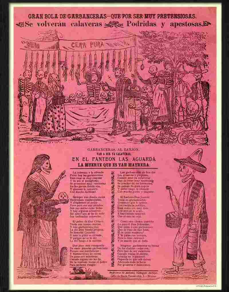 H gran bola de garbanceras calaveras  Advert A4 Photo Print