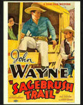 H john wayne sagebrush trail  Advert A4 Photo Print