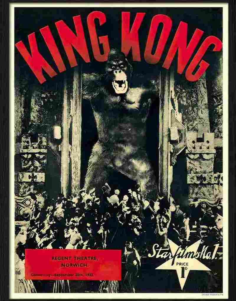 H king kong star films no1 Advert A4 Photo Print