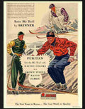 H puritan ski wear 1939 Advert A4 Photo Print