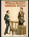 H sherlock holmes theatre poster 1909 Advert A4 Photo Print