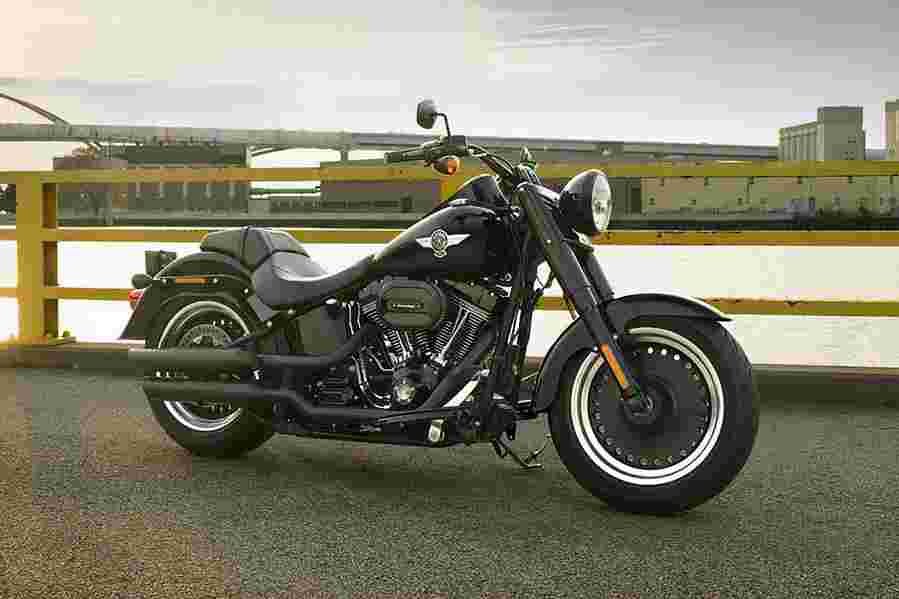 HARLEY DAVIDSON Fat Boy S 8383 3 Car A4 Photo Print