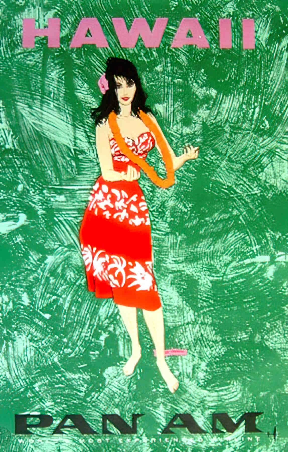 HAWAIIPAN AM Advert A4 Photo Print