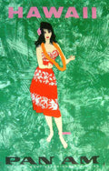 HAWAIIPAN AM Vintage Advert A4 Photo Print