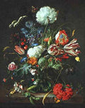 HEEM Jan Davidsz de Vase Of Flowers A4 Photo Print