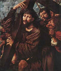 HEMESSEN Jan Sanders van Christ Carrying The Cross A4 Photo Print