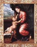 HEMESSEN Jan Sanders van Virgin And Child A4 Photo Print
