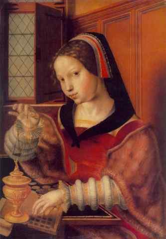 HEMESSEN Jan Sanders van Woman Weighing Gold A4 Photo Print