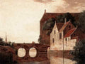 HEYDEN Jan van der View Of A Bridge A4 Photo Print