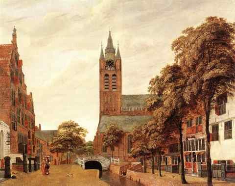 HEYDEN Jan van der View Of Delft A4 Photo Print