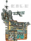 HMS Ark Royal cutaway A4 Photo Print