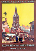 HONFLEUR Advert A4 Photo Print