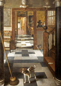 HOOGSTRATEN Samuel van View of a Corridor CROP A4 Photo Print