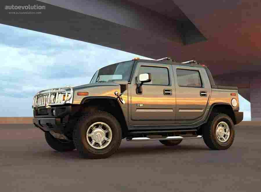 HUMMERH2SUT 3424 3 Car A4 Photo Print