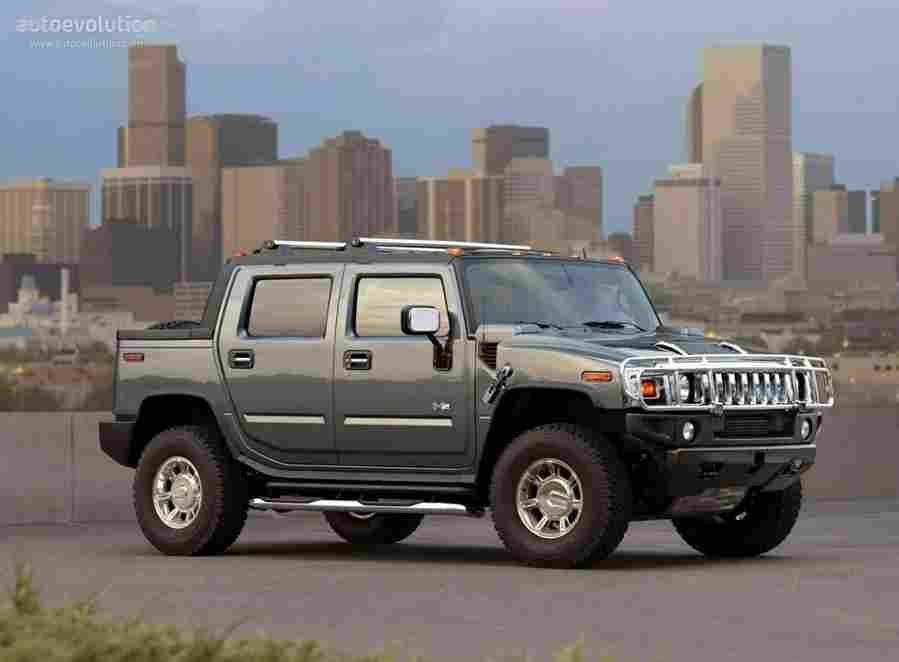 HUMMERH2SUT 3424 4 Car A4 Photo Print