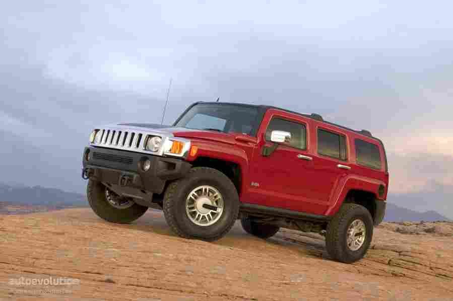 HUMMERH3 3426 3 Car A4 Photo Print