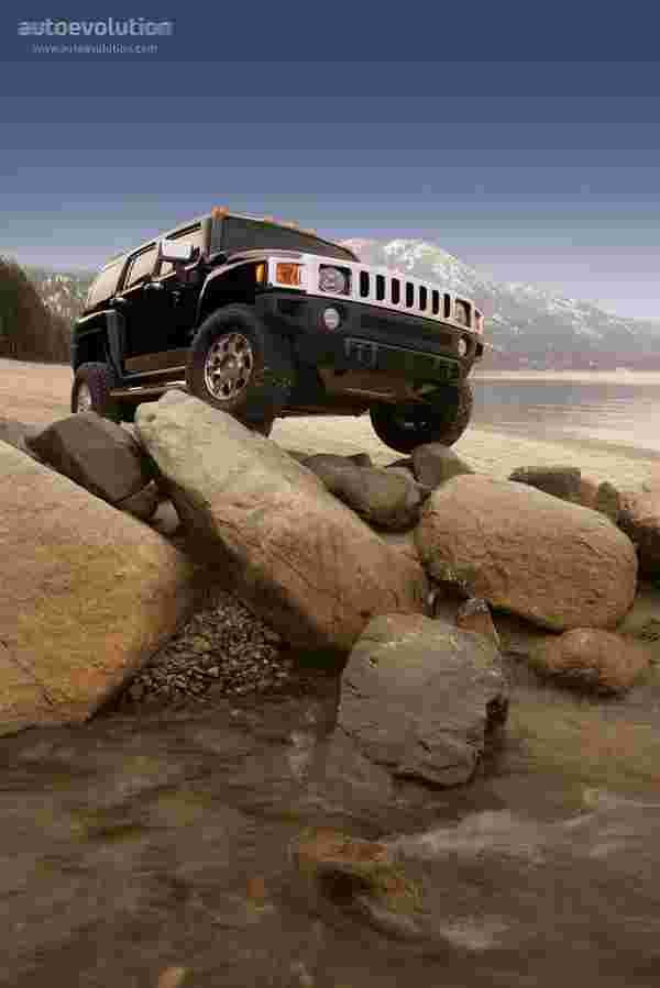 HUMMERH3 3426 4 Car A4 Photo Print