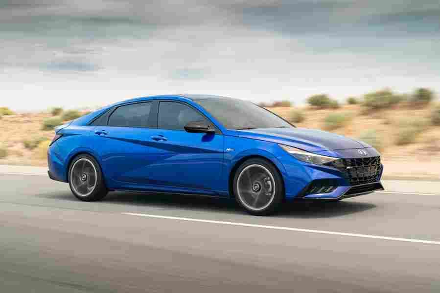 HYUNDAI Elantra N Line 6903 48 Car A4 Photo Print