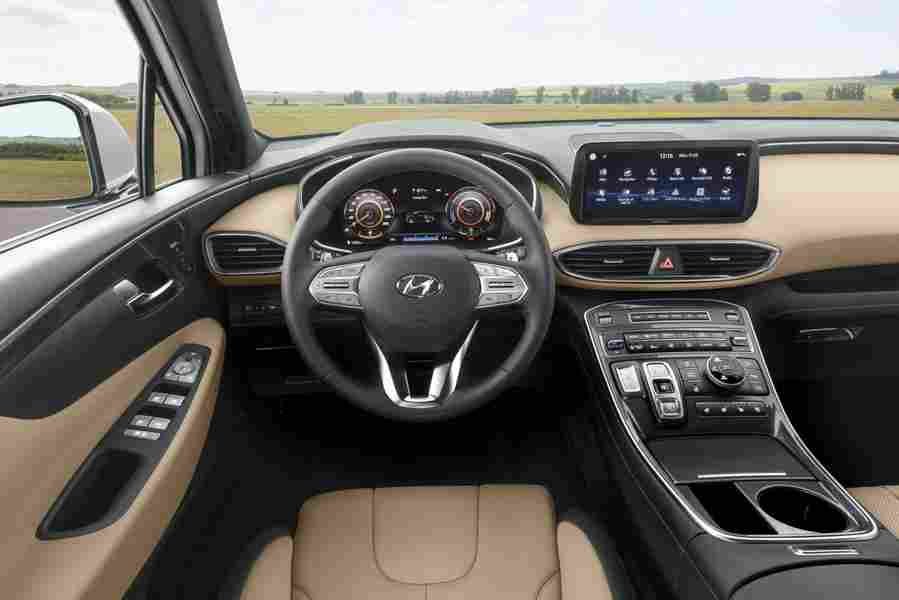 HYUNDAI Santa Fe 6834 2 Car A4 Photo Print