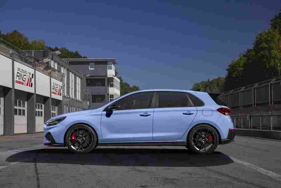 HYUNDAI i30 N 6939 11 Car A4 Photo Print