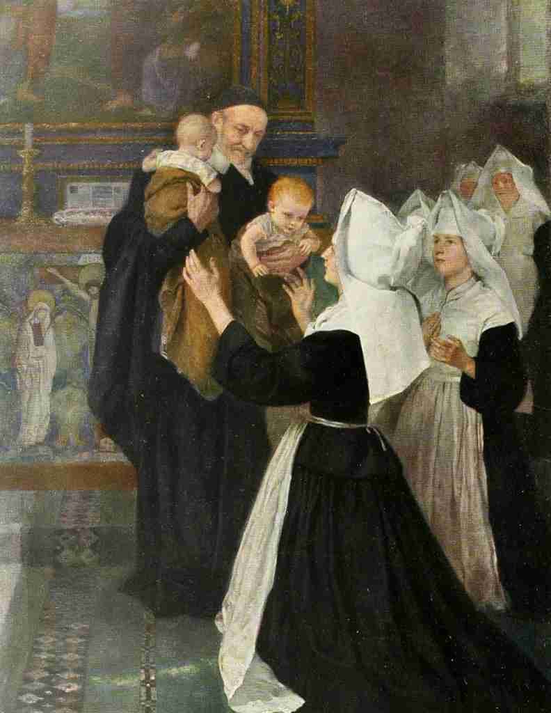 Hackl Gabriel 1843 1919 Christliche Kunst 7 1910 St Vincent de Paul A4 Photo Print