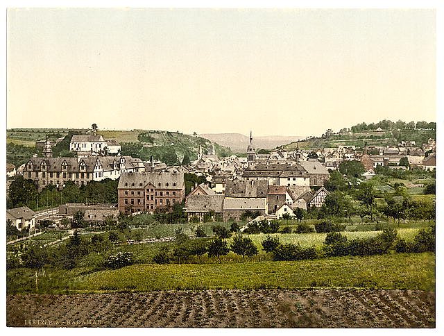 Hadamar Frankfort on Main Vintage A4 Photo Print