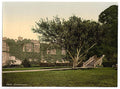Haddon Hall from the terrace Derbyshire Vintage A4 Photo Print
