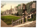 Haddon Hall steps Derbyshire Vintage A4 Photo Print