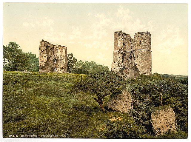Hadleigh Castle Southend on Sea Vintage A4 Photo Print