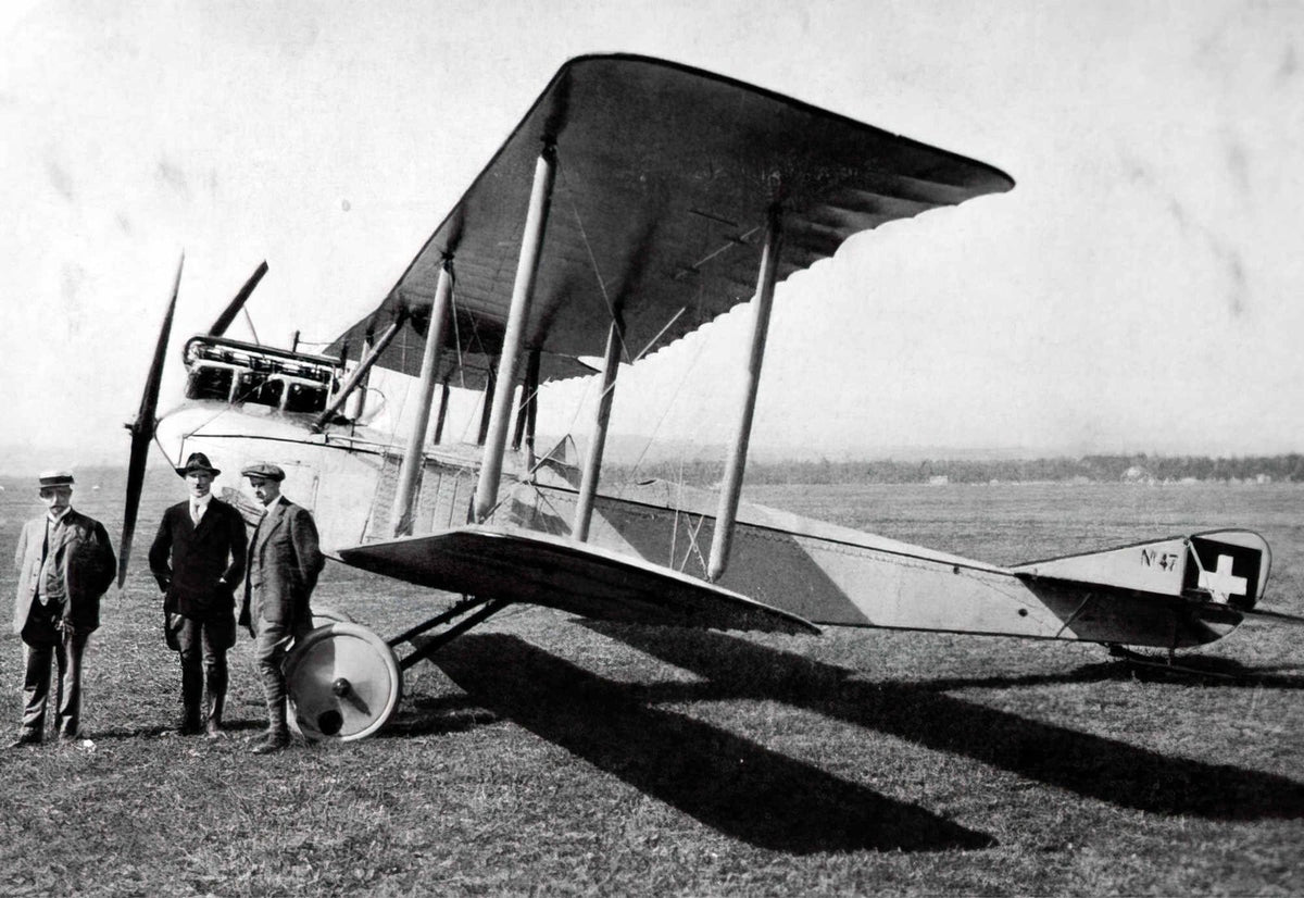 Hafeli Dh2 Armed Reconnaissance Biplane Switzerland A4 Photo Print