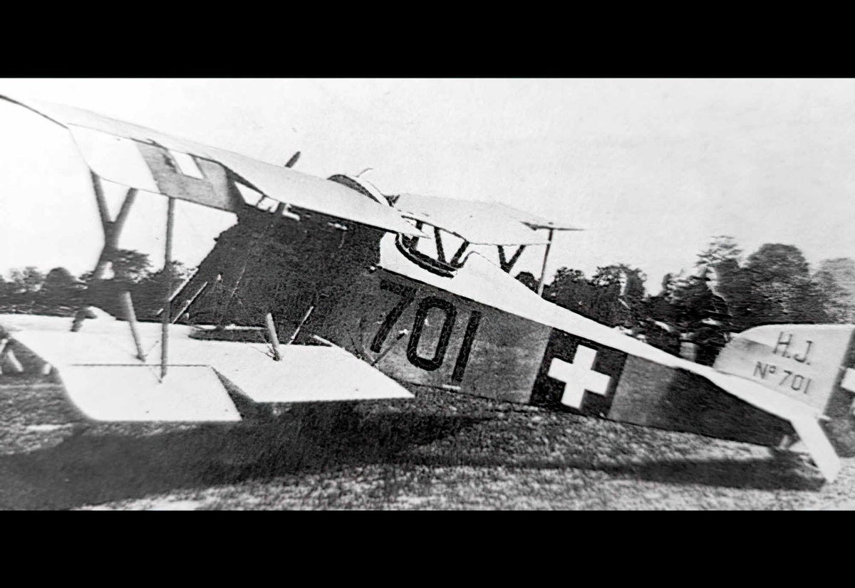 Hafeli Dh4 Biplane Fighter Prototype Switzerland A4 Photo Print