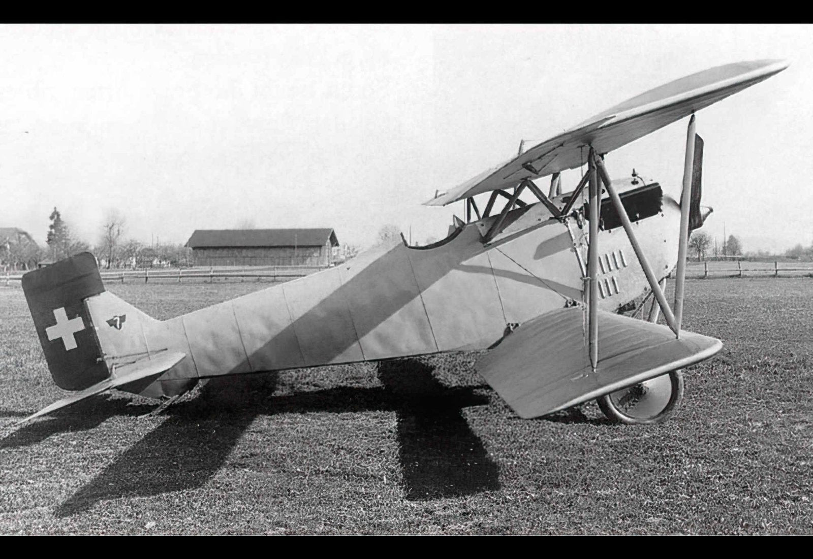 Hafeli Ma7 Biplane Fighter Prototype Switzerland A4 Photo Print