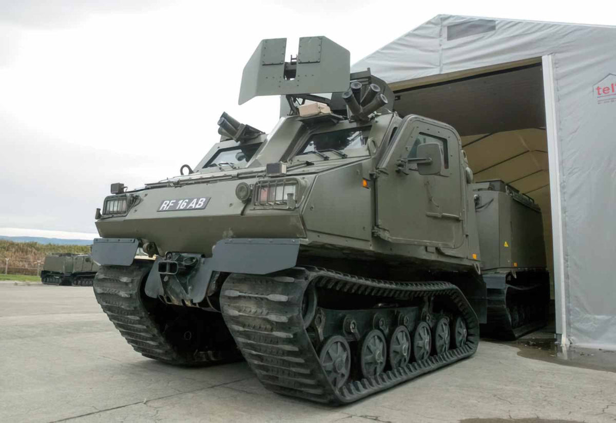 Hagglunds Bvs10 All Terrain Vehicle Sweden A4 Photo Print