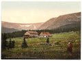 Haideschloss and Schingelbaude Riesengebirge Vintage A4 Photo Print