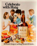 Haig Scotch Drinks Vintage Retro Advert Poster A4 Photo Print
