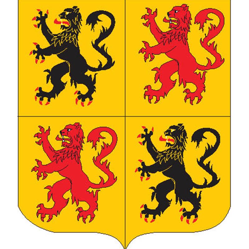 Hainaut Pay Coat Of Arms N3321 A4 Photo Print