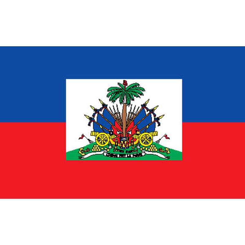 Haiti Flag N1817 A4 Photo Print