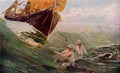 Hale Edward Matthew The Mermaid S Rock 1894 A4 Photo Print