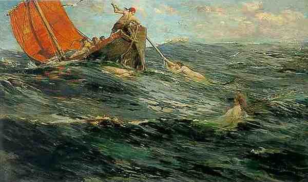 Hale Edward Matthew The Sirens A4 Photo Print