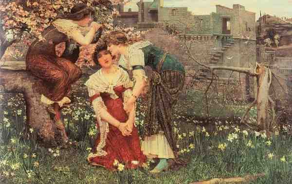 Hale Edward Matthew The Three Princesses 1881 A4 Photo Print